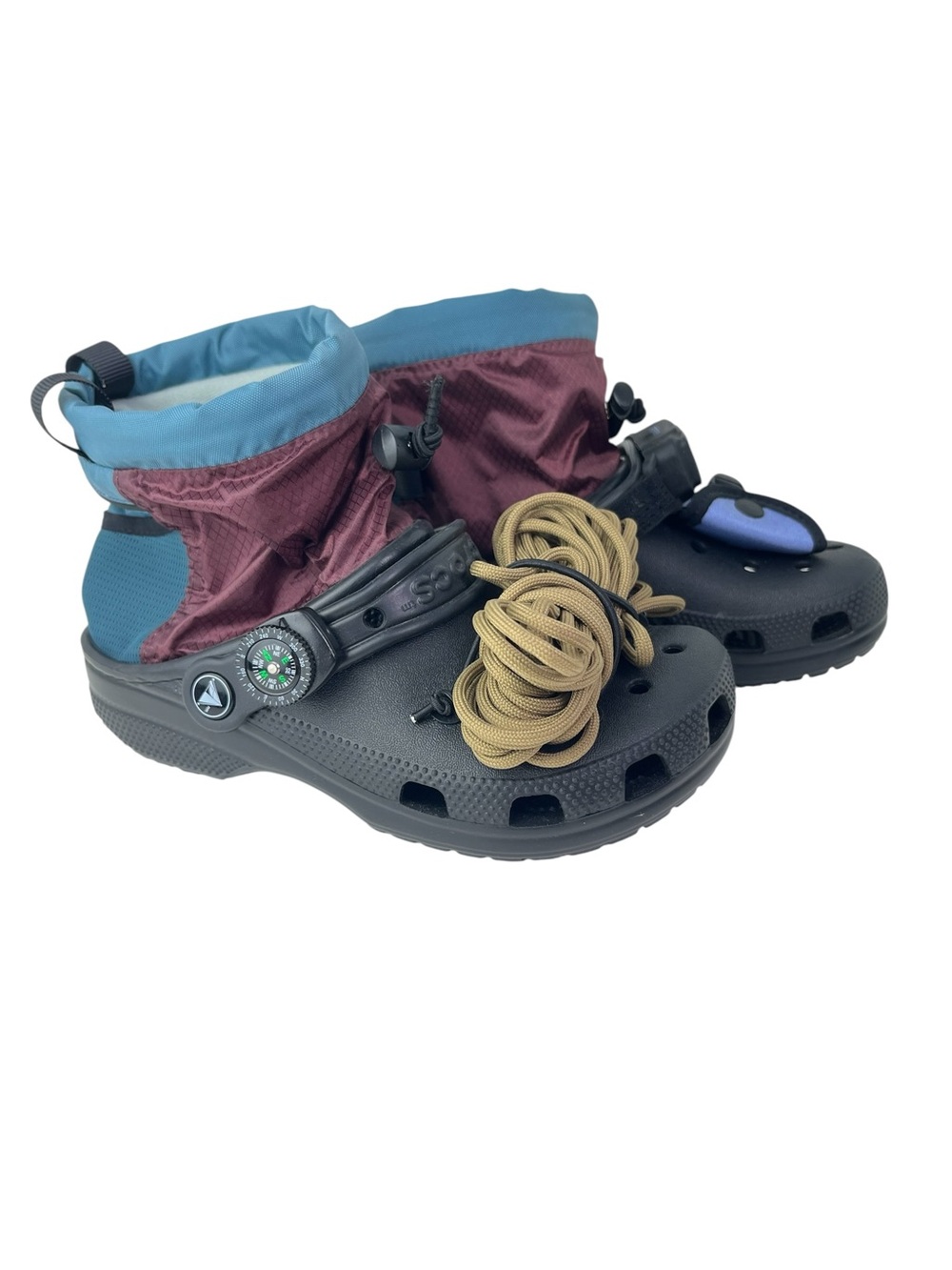 New Crocs x Nicole Mclaughlin Shoes Campsite Outdoor Survival Kit Classic Clogs